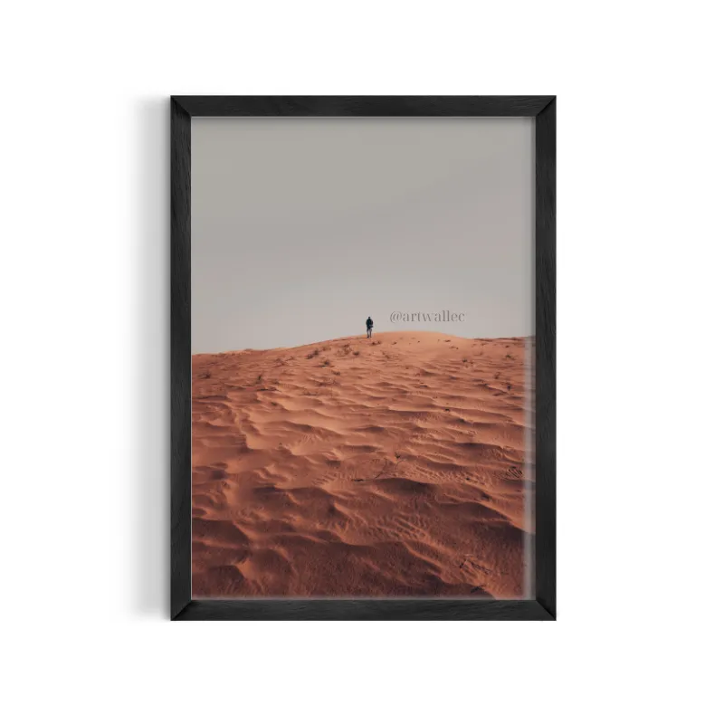 Cuadro Dunas del Desierto – Estilo Minimalista Cálido
