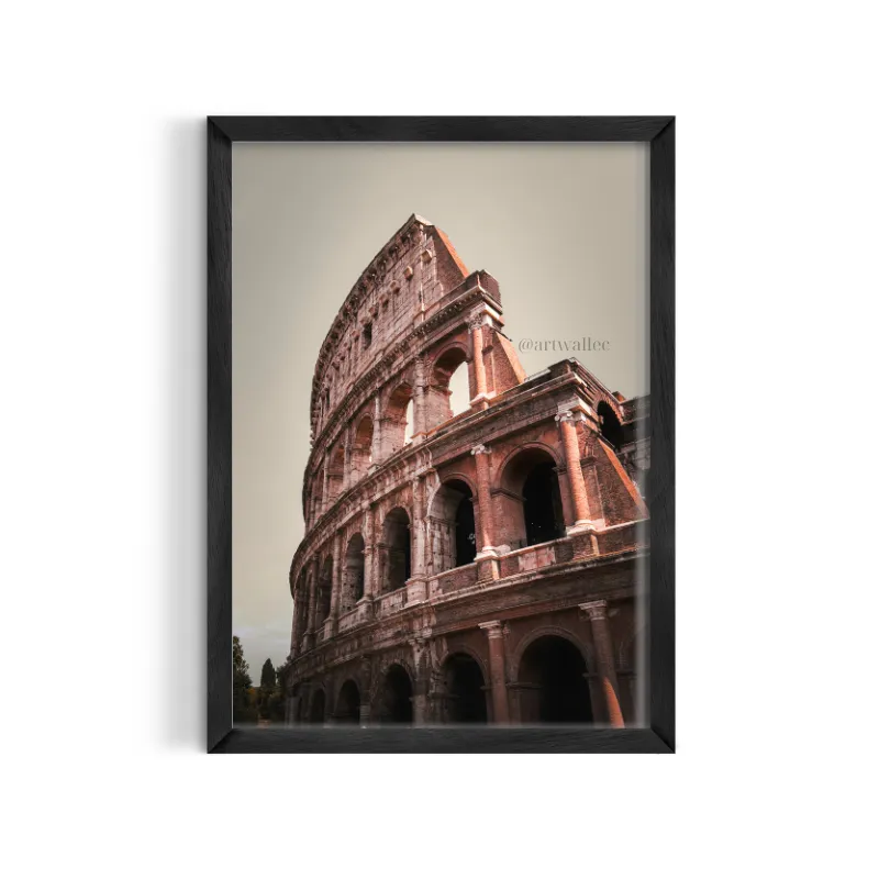 Cuadro Coliseo Romano Contrapicado – Estilo Arquitectura Vintage