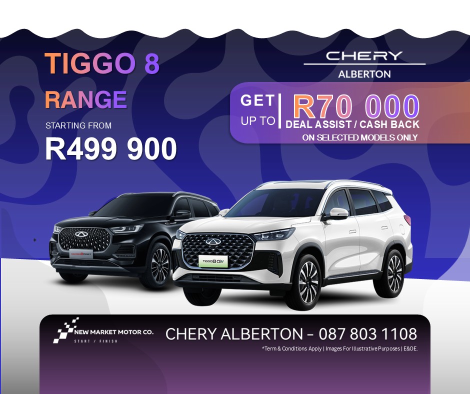 Chery Tiggo 8 Range