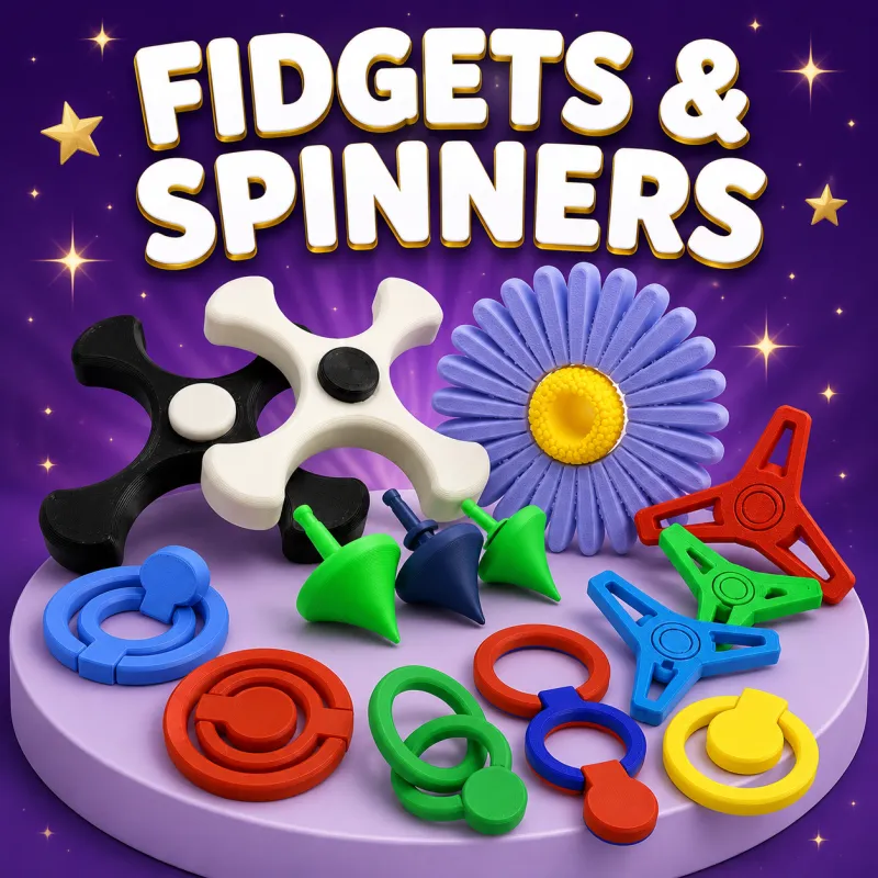 Fidgets and Spinners