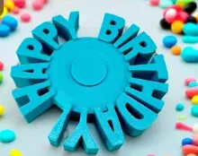 Happy Birthday Spinner