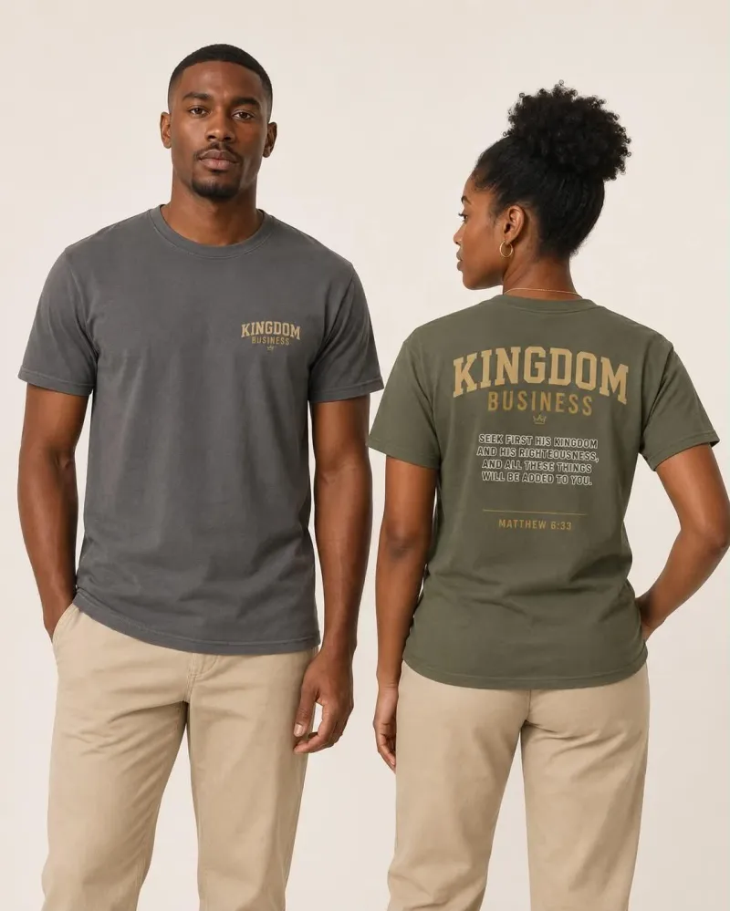 Kingdom Business Christian Streetwear T-Shirt
