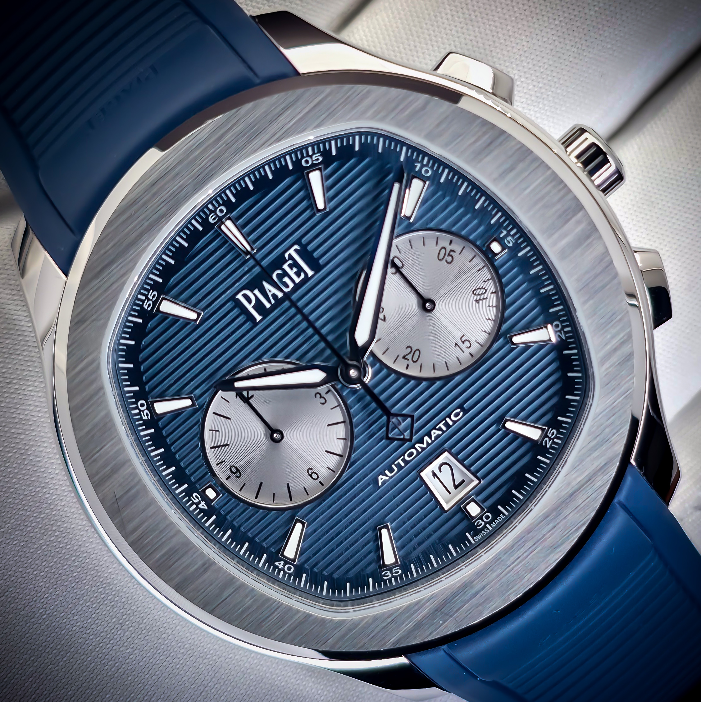 PIAGET POLO CHRONOGRAPH | REF. G0A48024 | 42 MM | BLUE DIAL | FULL SET | 2025
