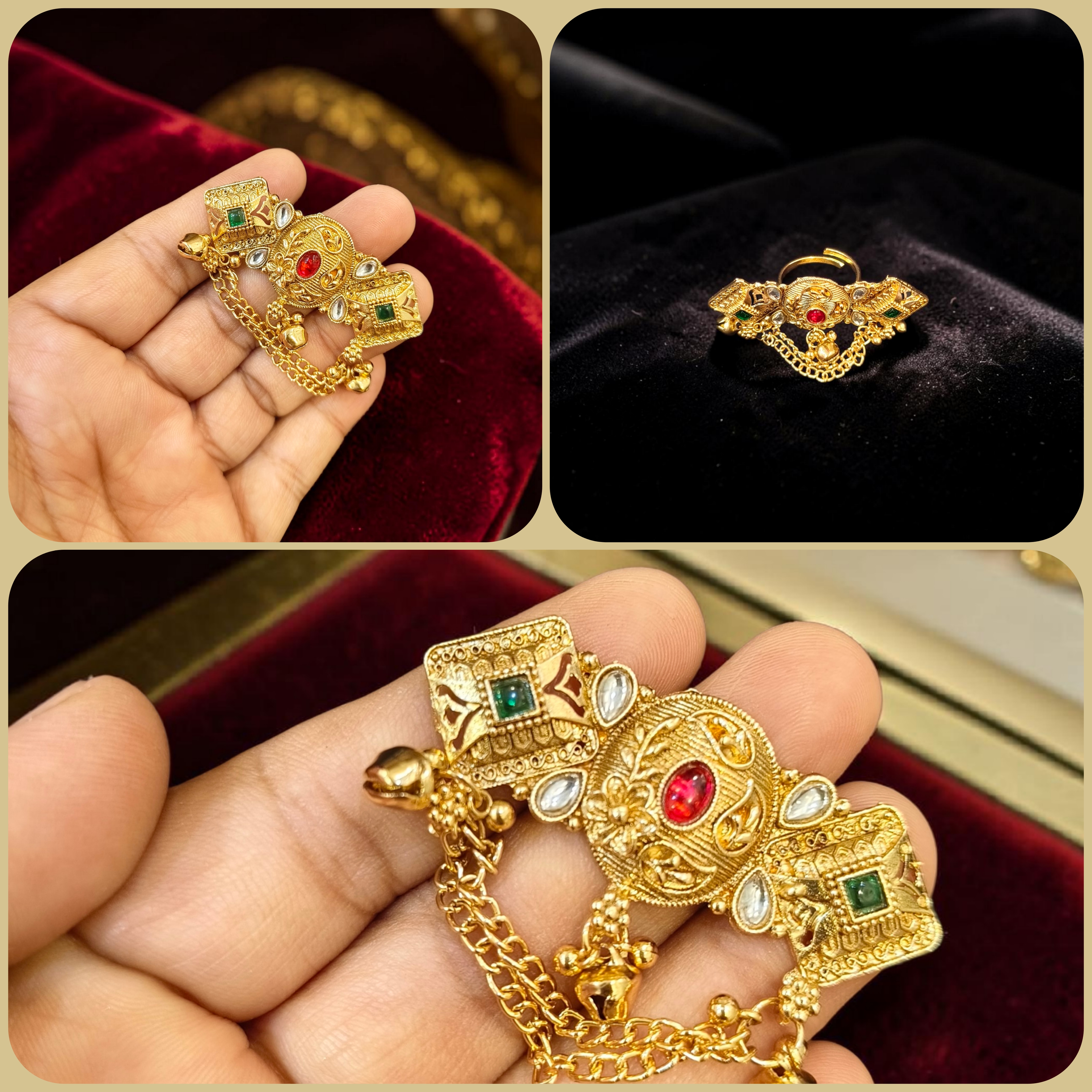 Royal Heritage Gold-Plated Finger Ring 5