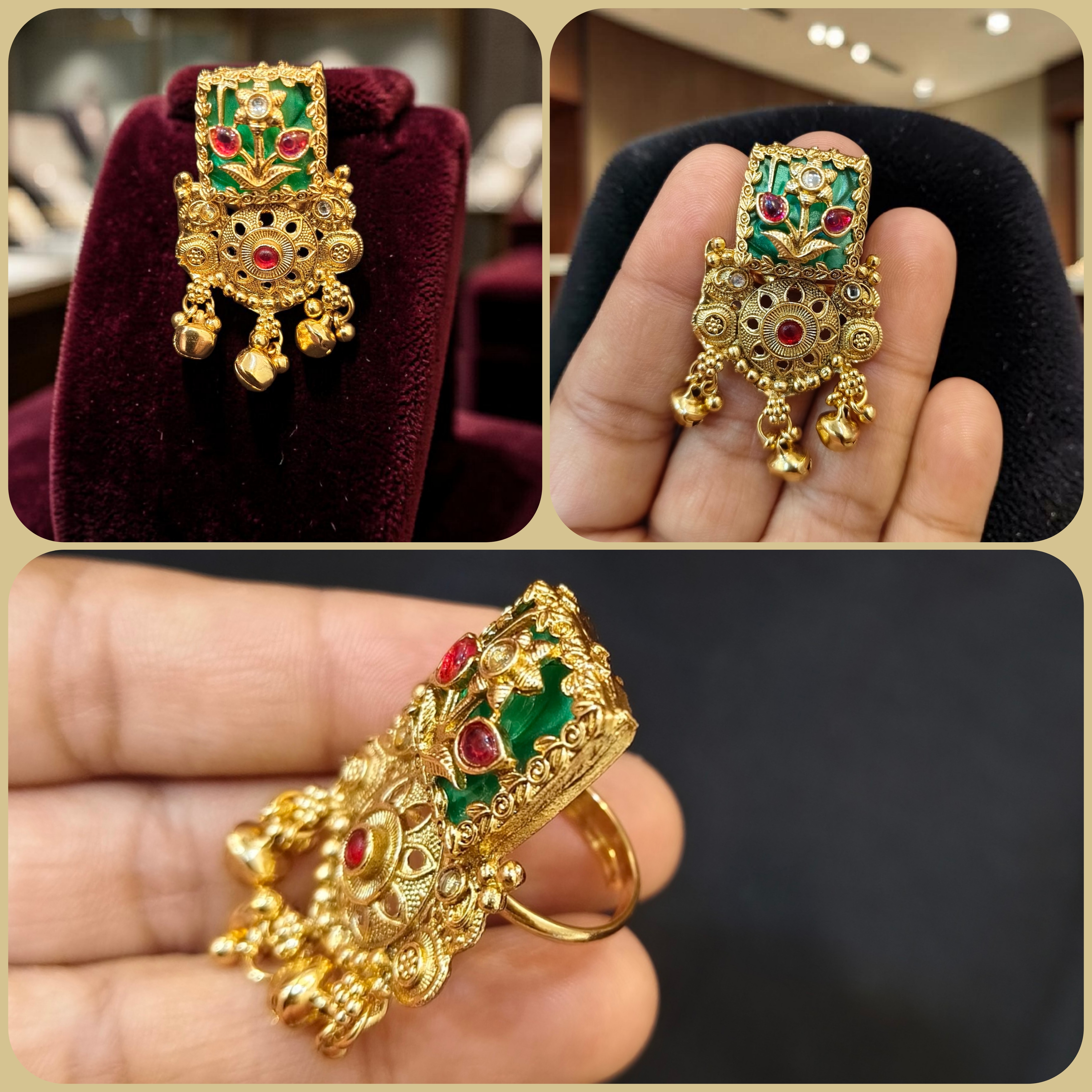 Royal Heritage Gold-Plated Finger Ring 1