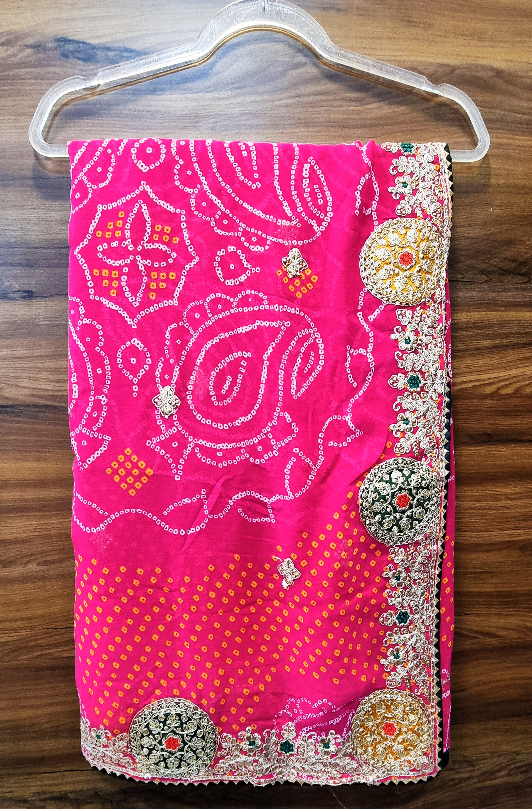 ROYAL BANDHEJ 1- CERRY EMBROIDORY SAREE