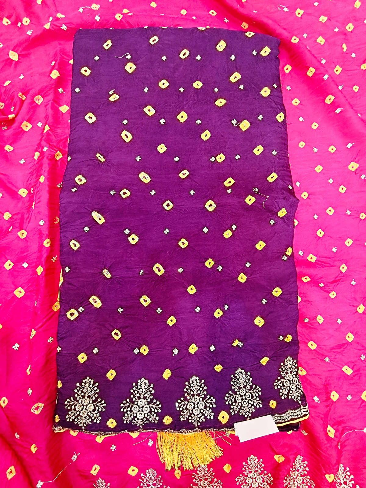 HO SILK HAND BANDHEJ PITTAN WORK