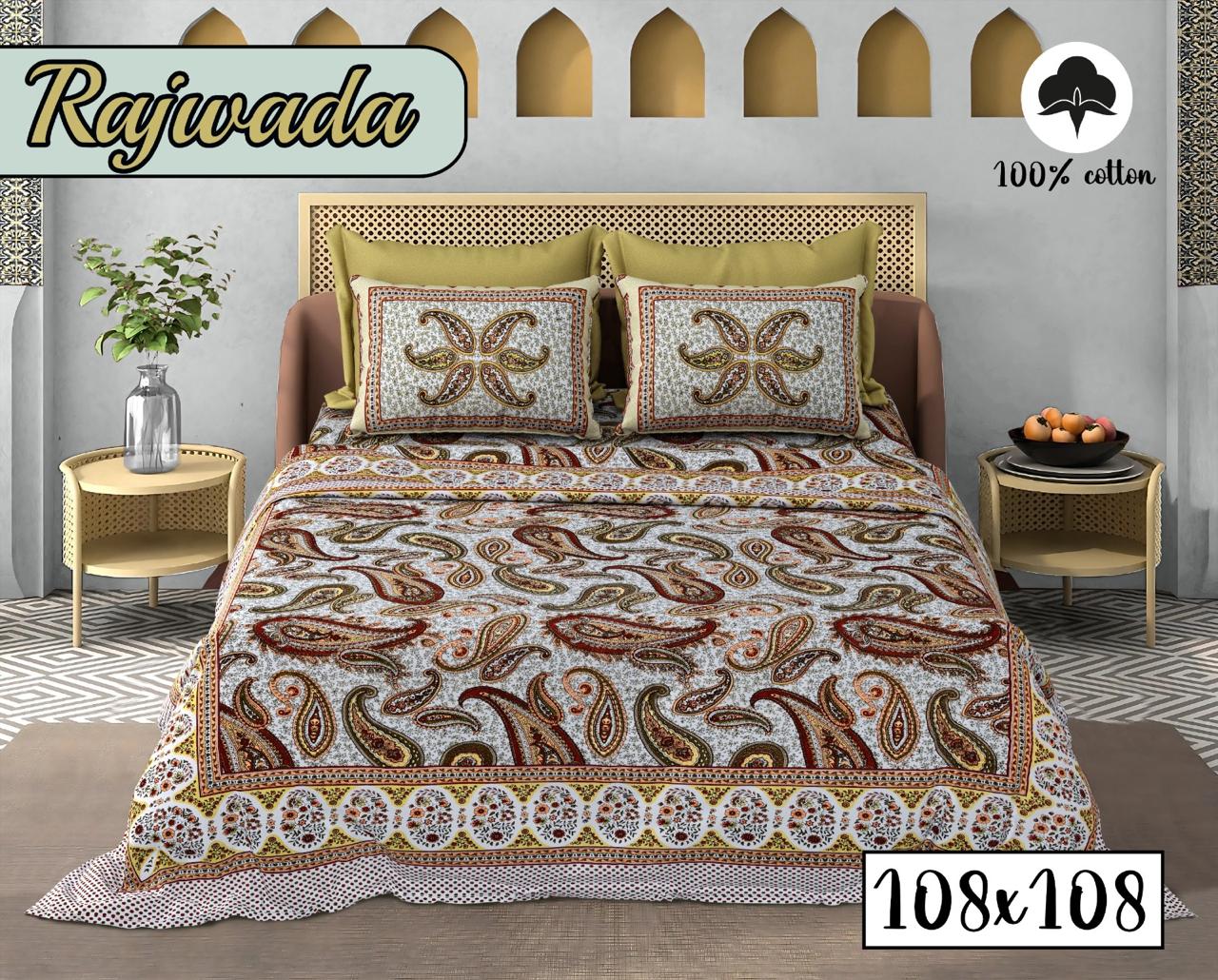 COTTON RAJWADA PREMIUM BEDSHEET C