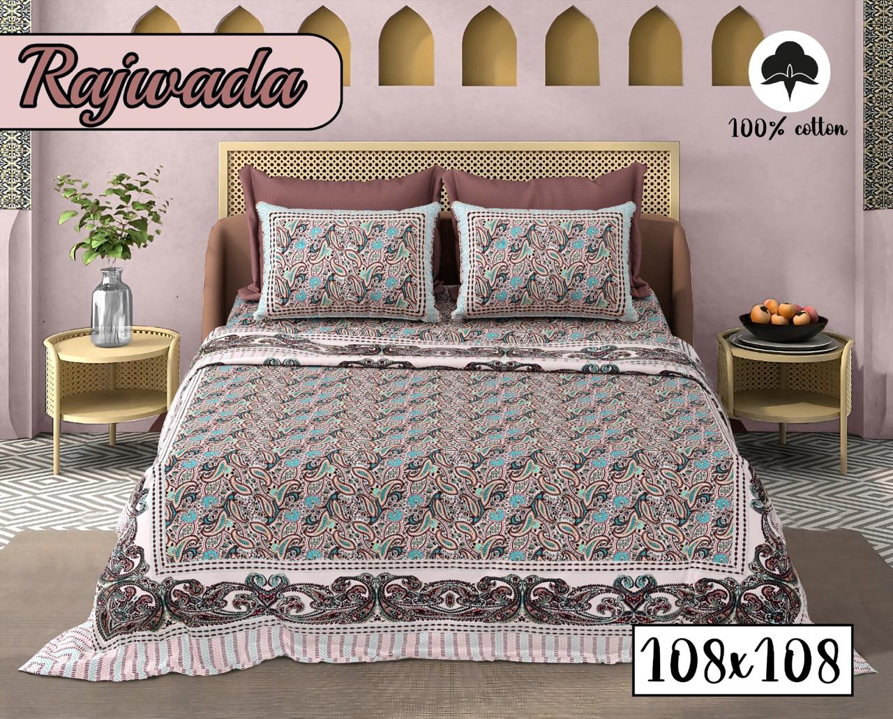 COTTON RAJWADA PREMIUM BEDSHEET D