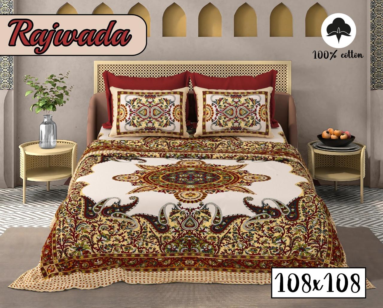 COTTON RAJWADA PREMIUM BEDSHEET A 