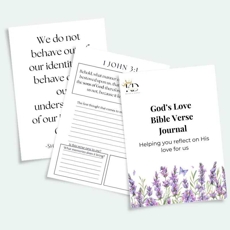 God's Love Bible Verse Journal