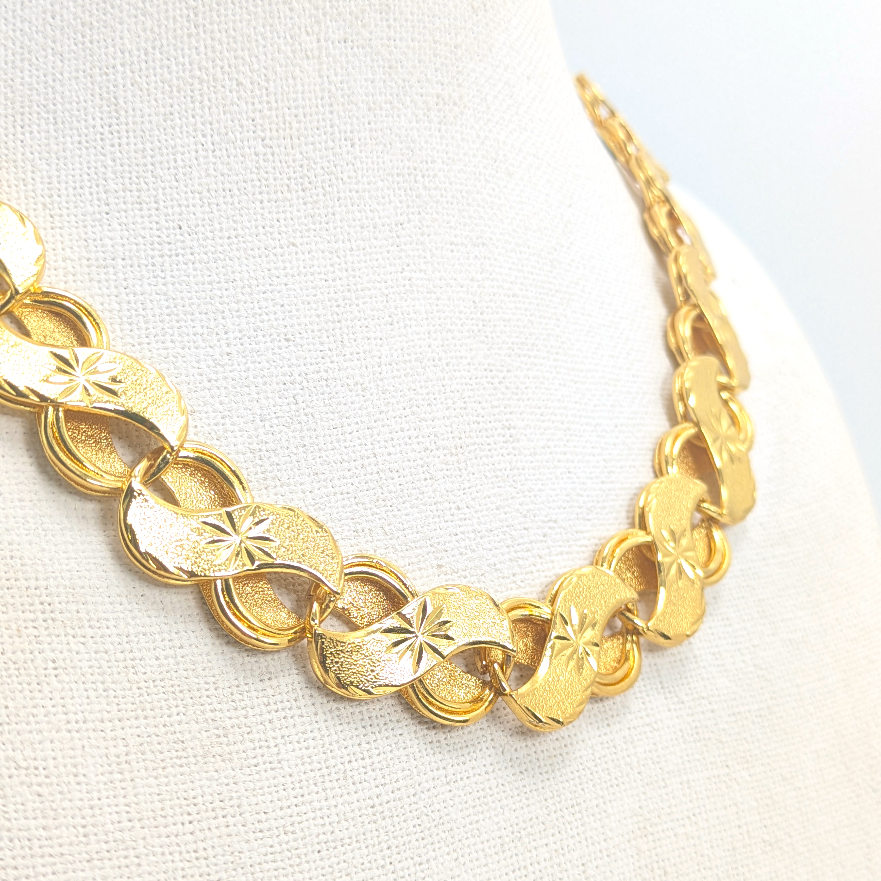 S Link Statement Gold Chain