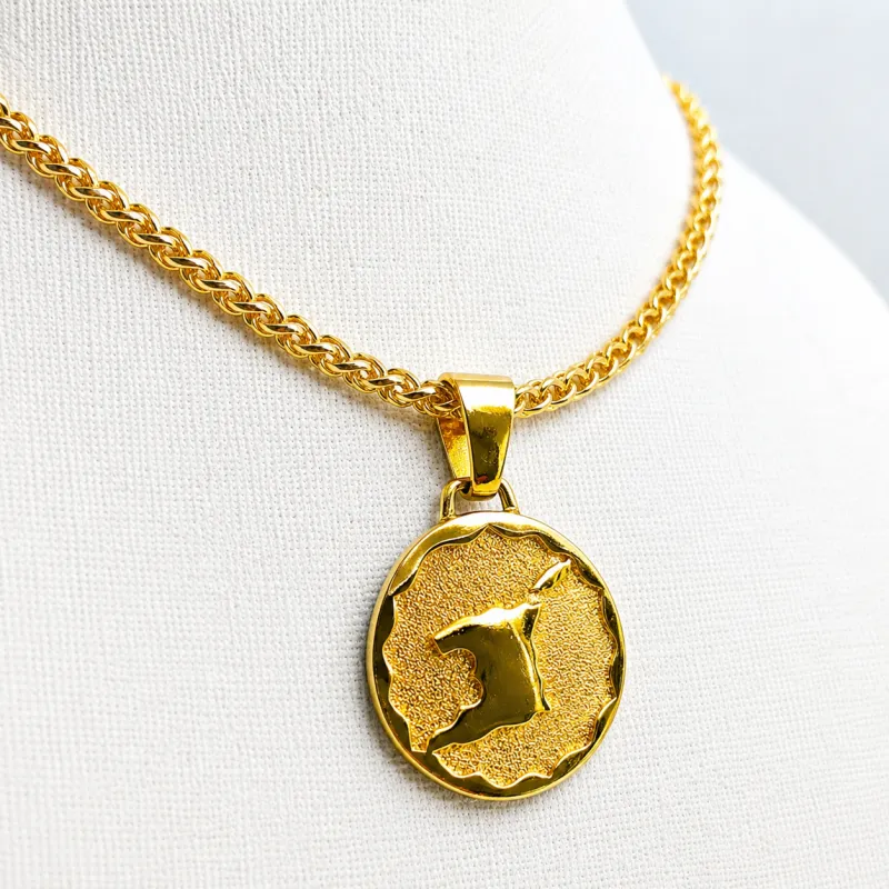 Trinidad & Tobago Island Gold Medallion
