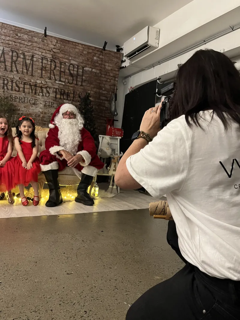 Santa session in progress