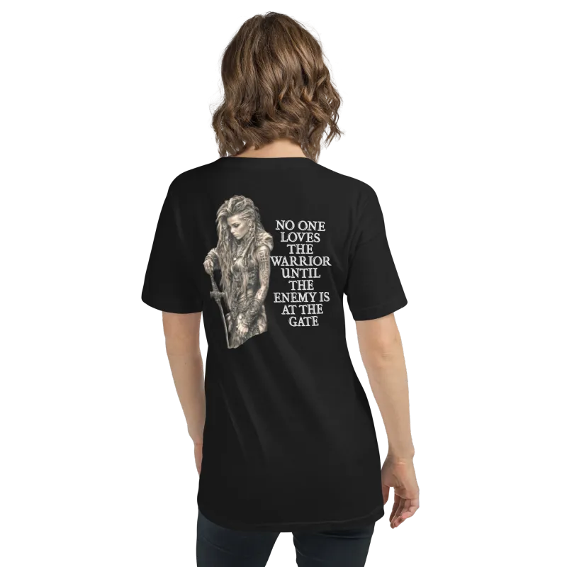 No one loves the warrior V-neck