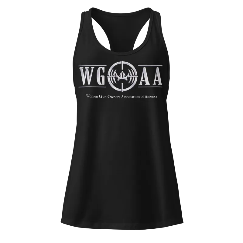 Women’s fitted WGOAA racerback tank top