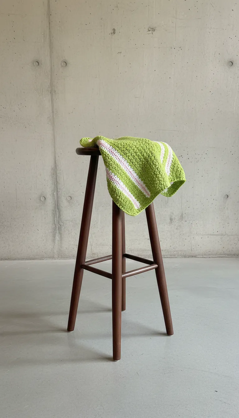 Luna Moth Lime Green Baby Blanket