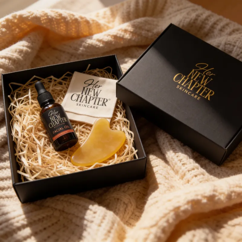 Facial Oil Gift Set - 30ml & Gua Sha tool