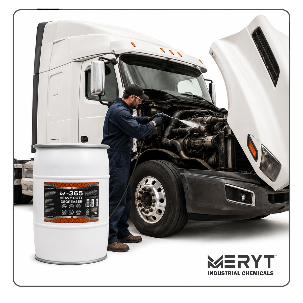 M365 Heavy-Duty Industrial Degreaser – 55 Gallon Drum