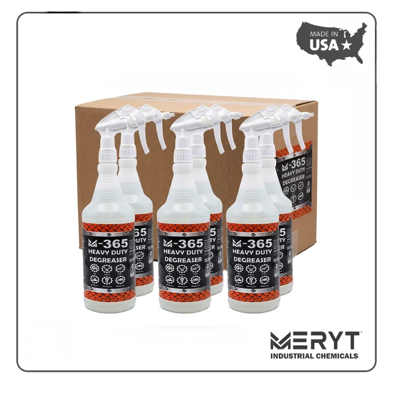 M365 Heavy-Duty Industrial Degreaser – 32 oz Spray Bottle (Case of 6)