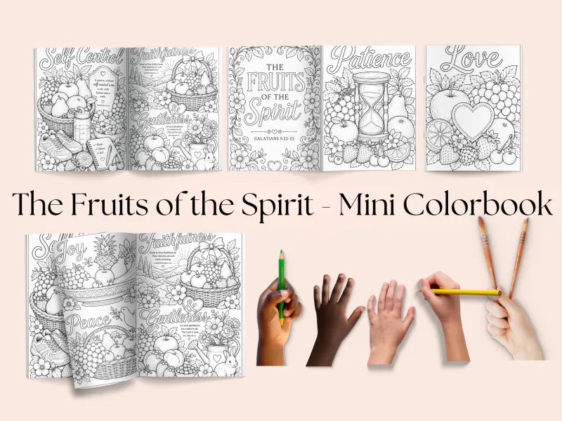 Mini Color Book Download- Fruits of the Spirit