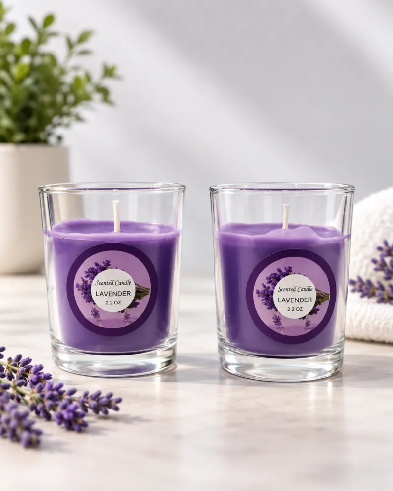 Scented Glass Candle