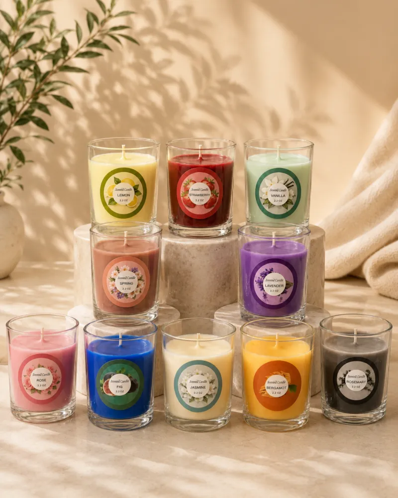 Scented Glass Candle