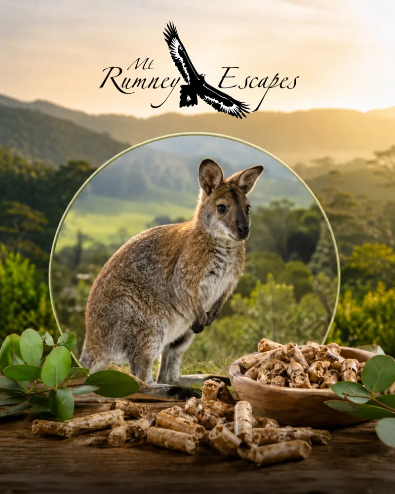 Mt Rumney Escapes Wallaby Feeding Pellets