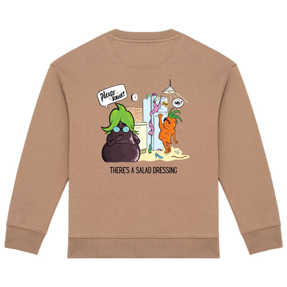 Kids sweater There's a salad dressing