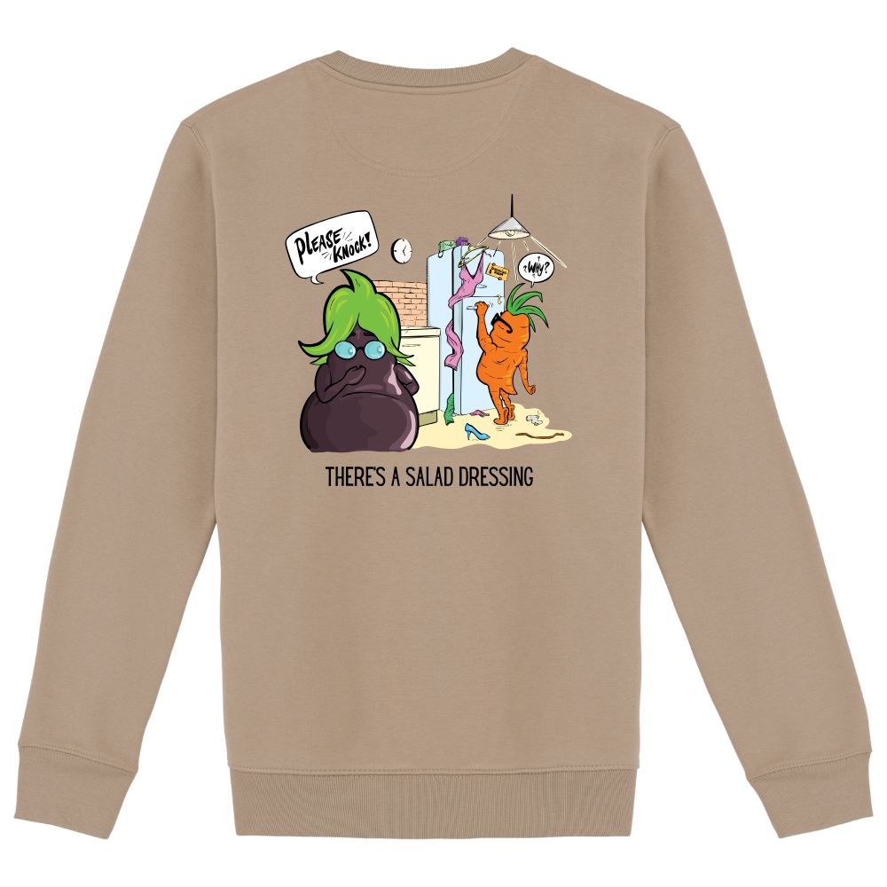 Dikke sweater There's a salad dressing