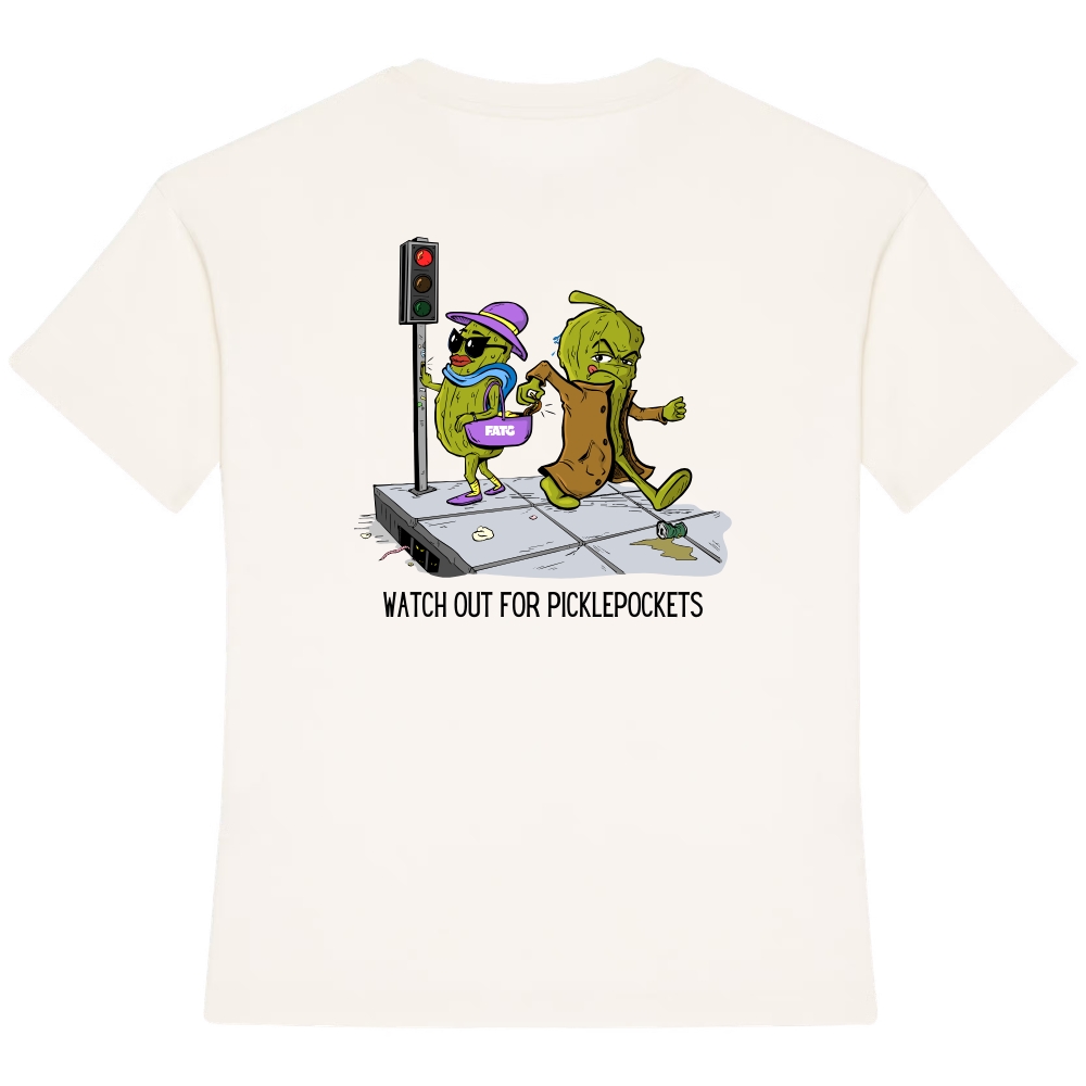 Kids t-shirt Watch out for picklepockets