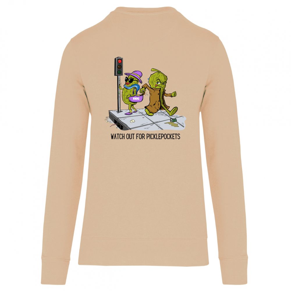 Dunne sweater Watch out for picklepockets