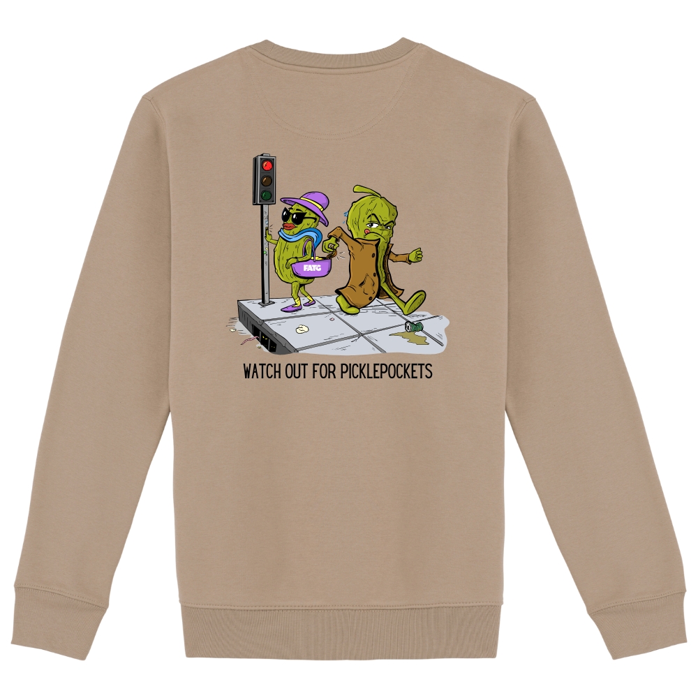 Dikke sweater Watch out for picklepockets