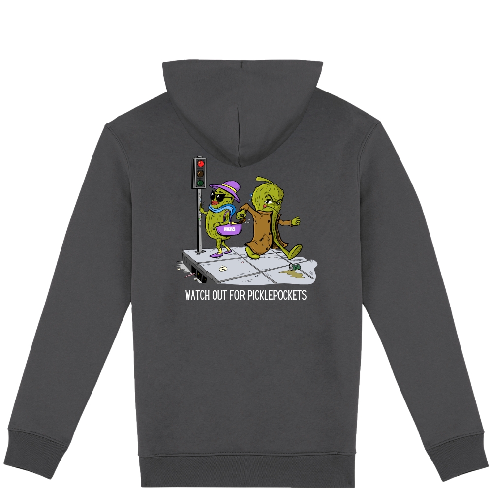 Dikke hoodie Watch out for picklepockets