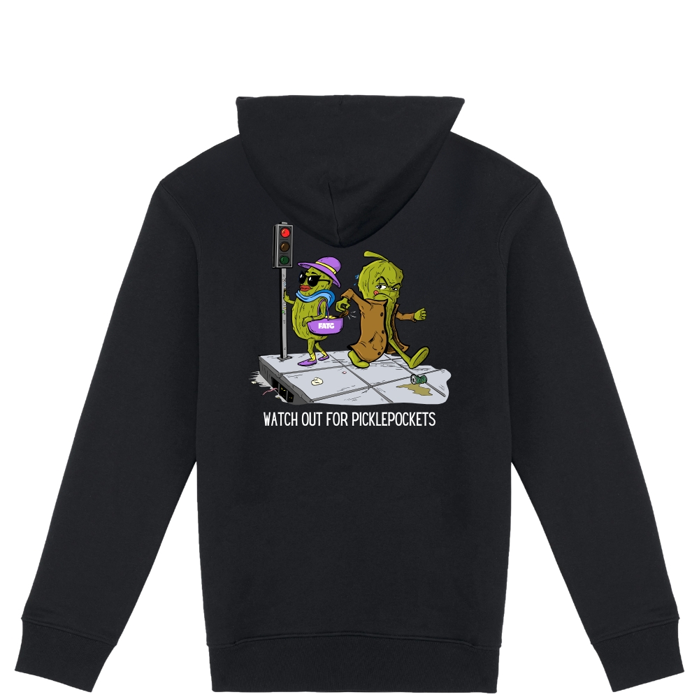 Dikke hoodie Watch out for picklepockets