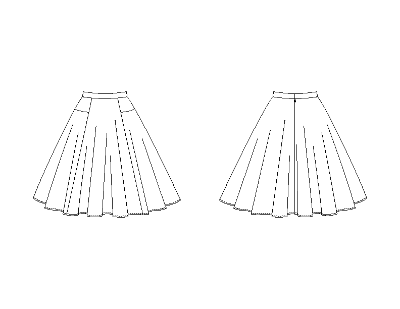 I Love You Apron Circle Skirt [Valentine's Day 2027 Pre-Order]