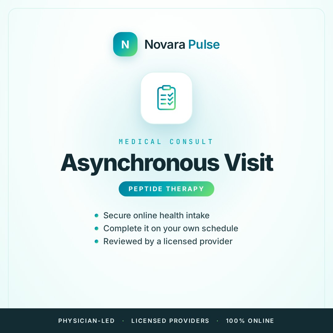 Medical Consult: Asynchronous Visit (Peptides)