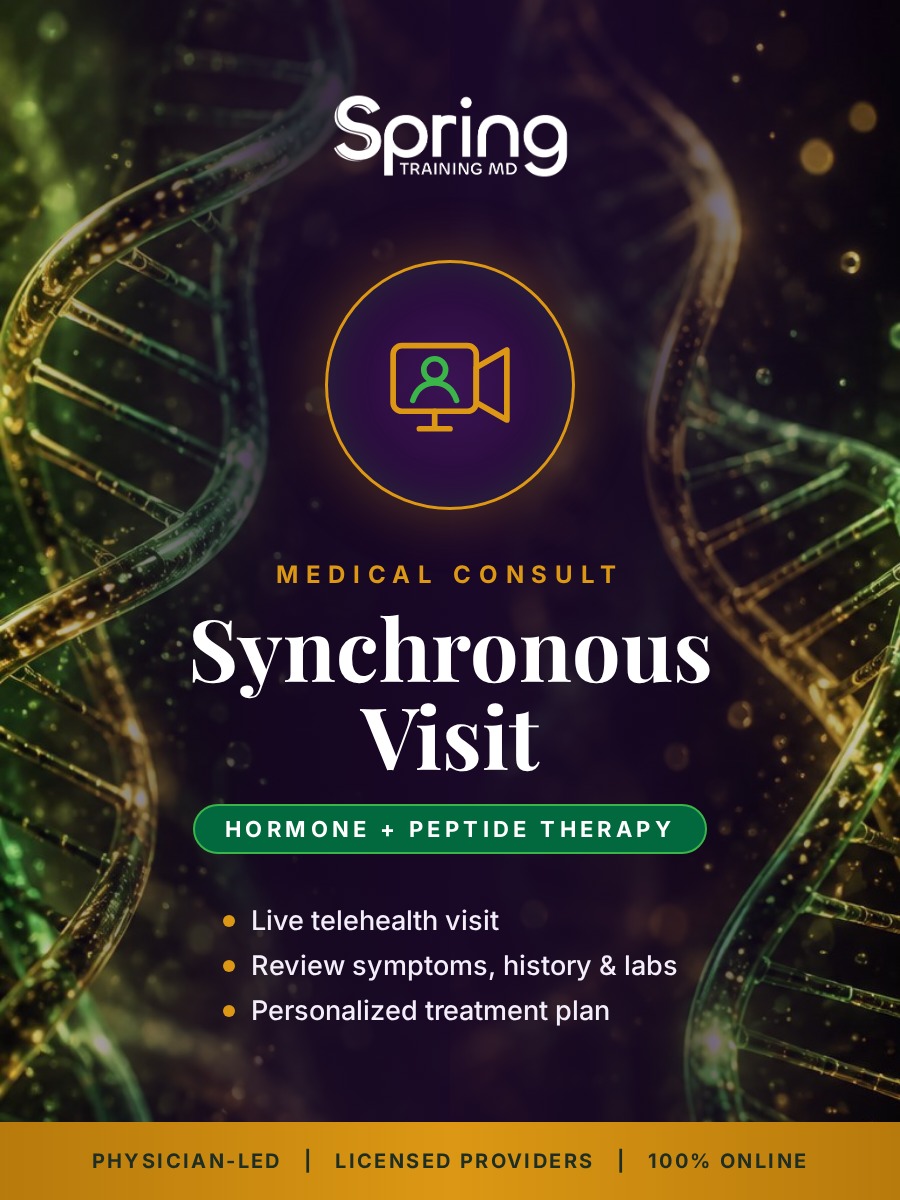 Medical Consult: Synchronous Visit (Hormones + Peptides)