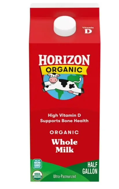 Horizon Organic Vitamin D Whole Milk, Vitamin D Whole, 64 fl oz Carton