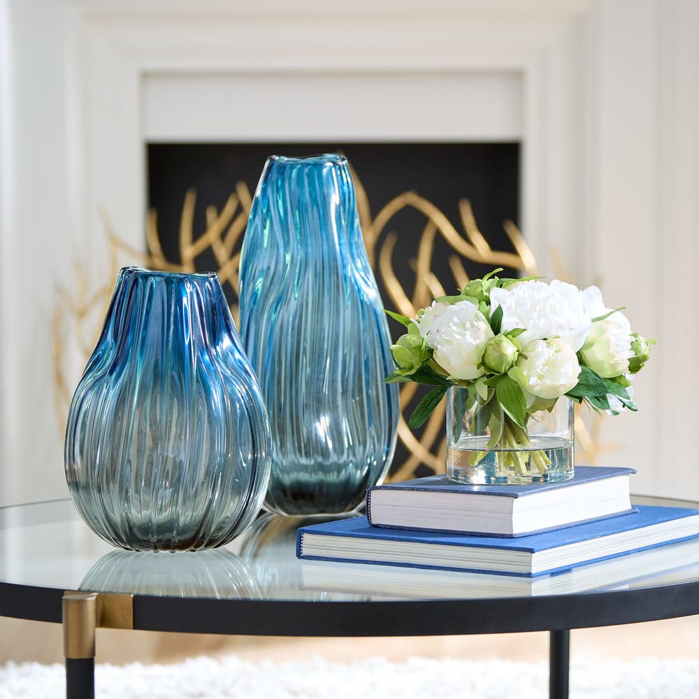 Midnight Horizon Vases, S/2