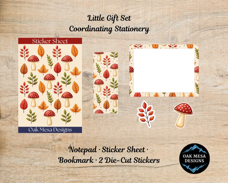 Autumn Mushroom Little Gift Set