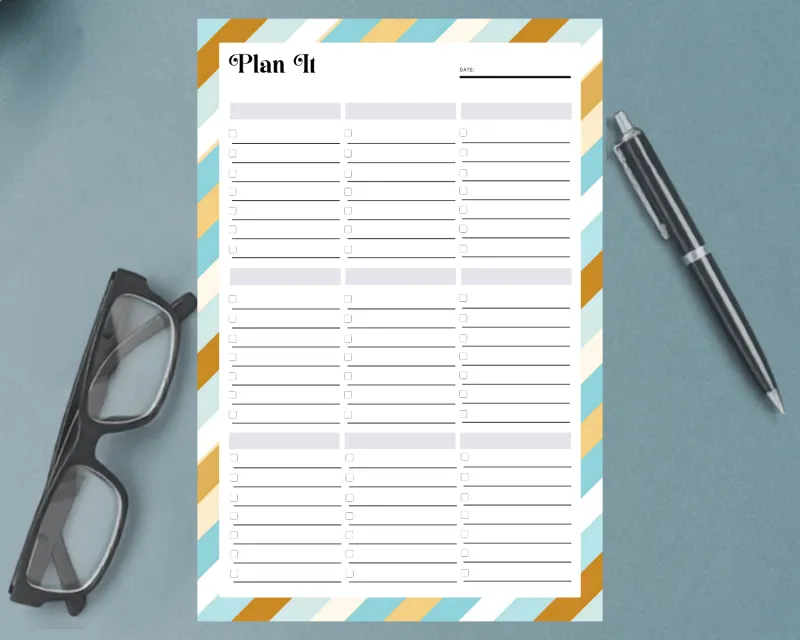 Honeybee Gnome Garden Plan It Notepad