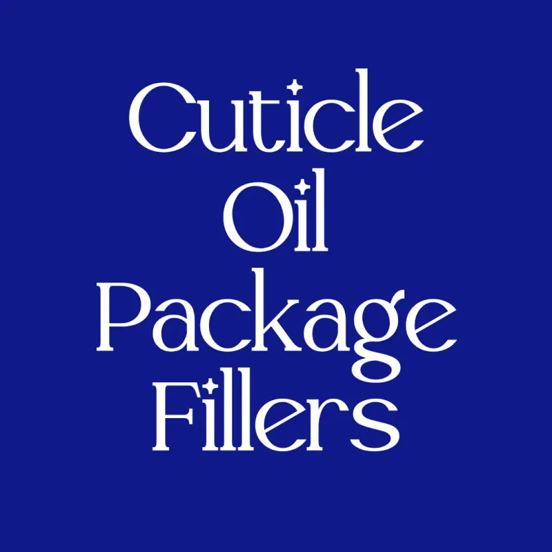 Cuticle Oil Package Fillers
