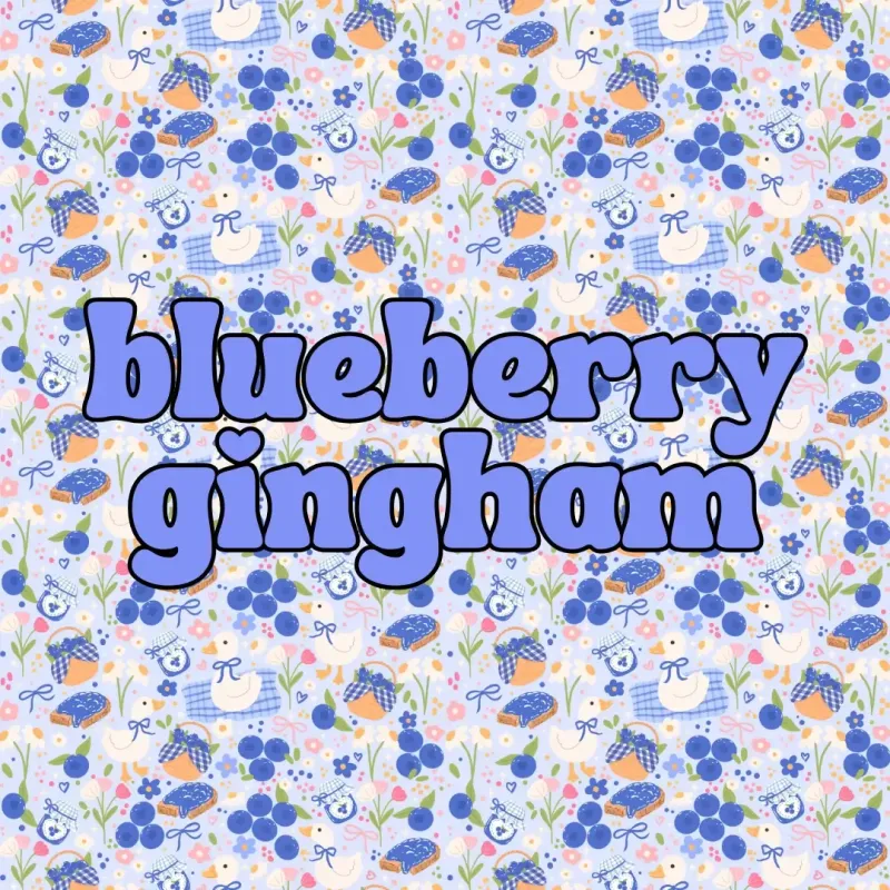 Blueberry Gingham Body Care