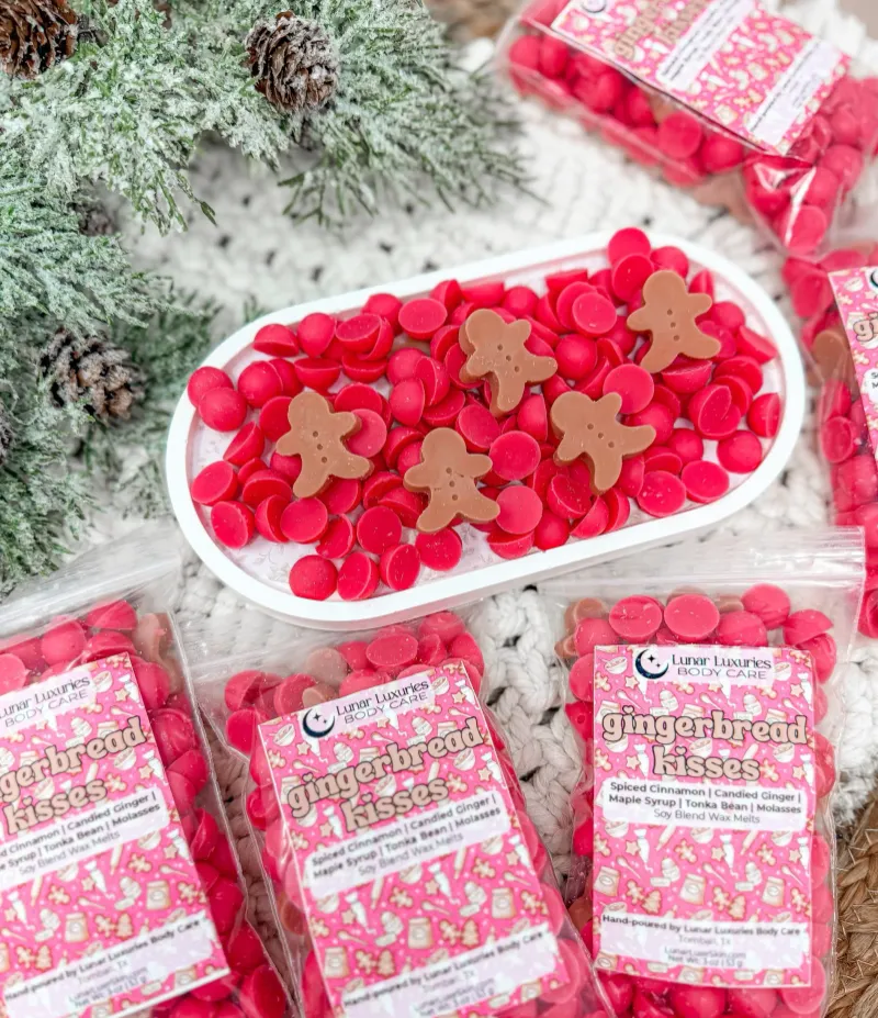 Gingerbread Kisses Wax Melt Dots