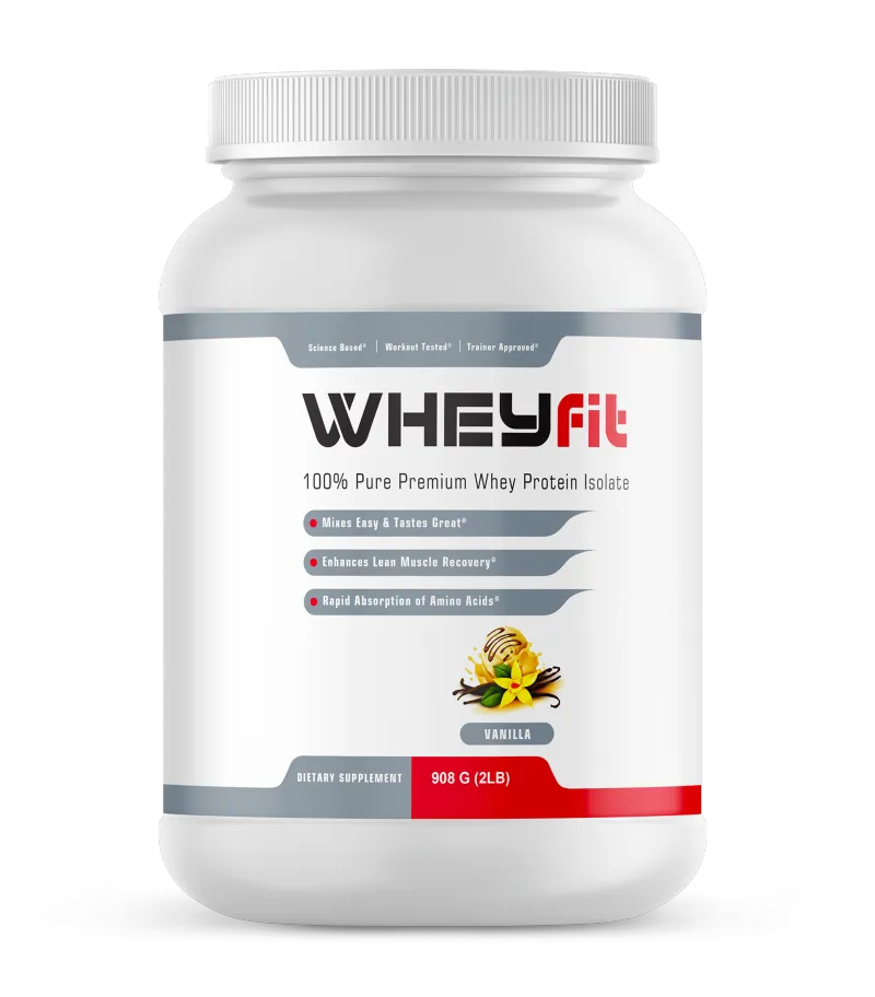 WHEYfit Vanilla Isolate Protein Powder