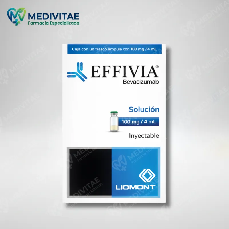 EFFIVIA BEVACIZUMAB SOLUCIÓN INYECTABLE 100 MG / 4 ML