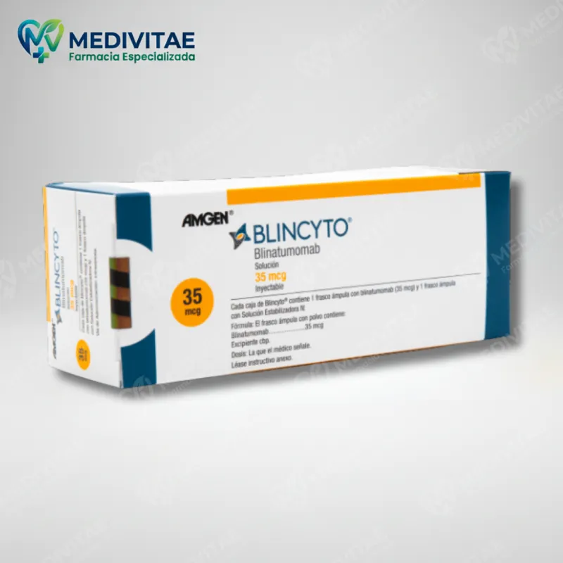 BLINCYTO BLINATUMOMAB SOLUCIÓN INYECTABLE 35 MCG CAJA CON 1 FRASCO ÁMPULA