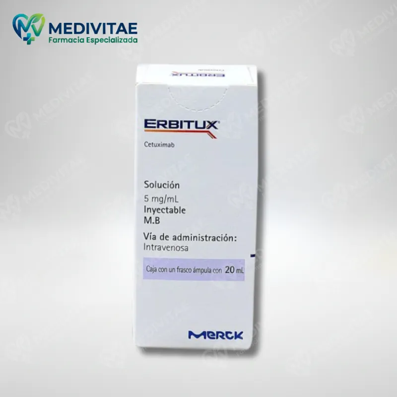 ERBITUX 5MG/ML SOL INY 20 ML   