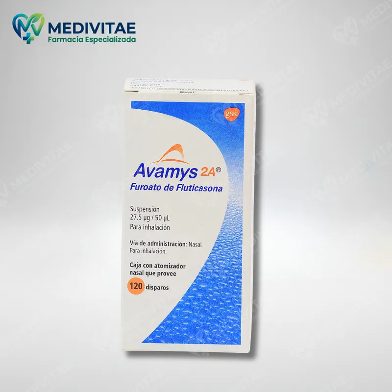 Avamys 2a Suspensión 27,5 Mcg, 1 Frasco Atomizador 120 Dosis